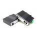 OHZ-1L2E-SFP-IDS 工業級千兆1光2電SFP光電轉換器 工業級導軌式千兆1光2電SFP SFP1光2電工業級乙太網交換機 1光2電SFP光纖收發器導軌延長器